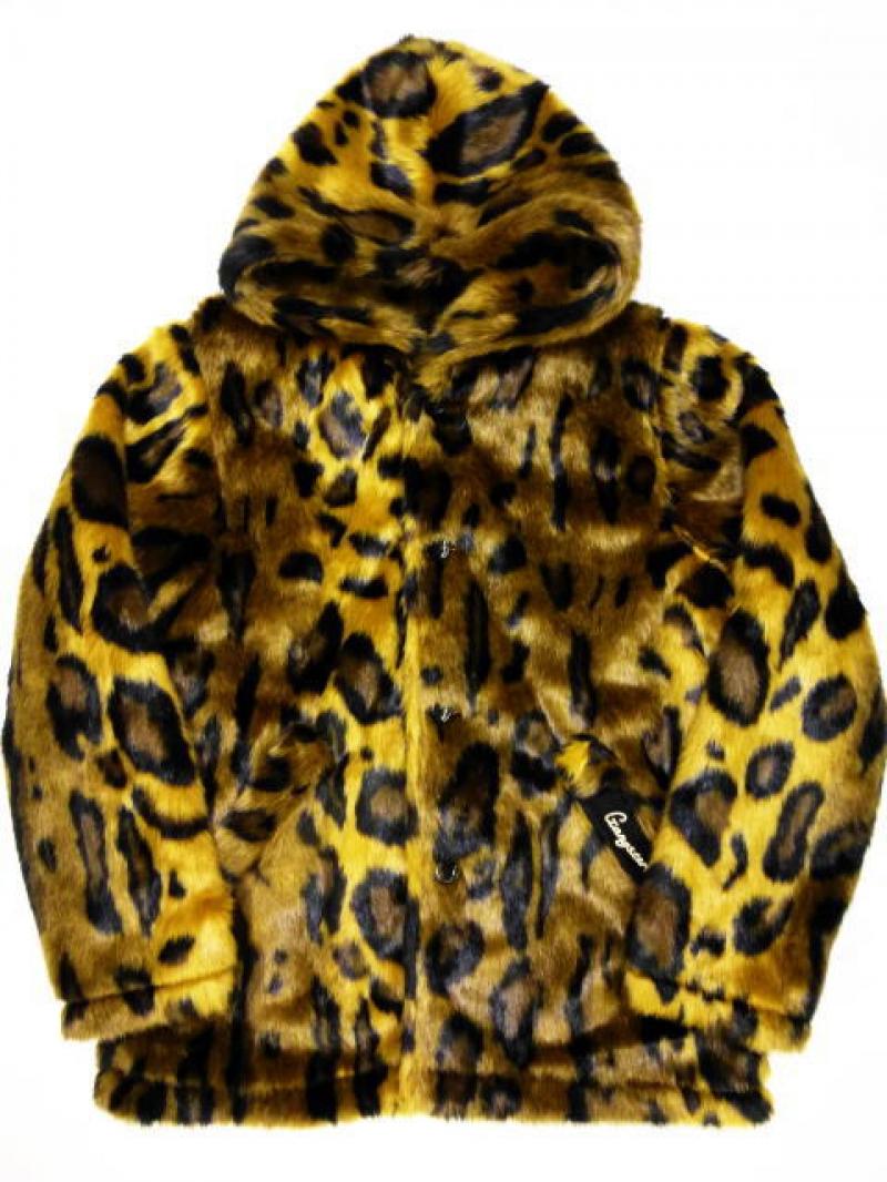 GANGSTERVILLE(󥰥)RISE ABOVE-FUR HOODIE