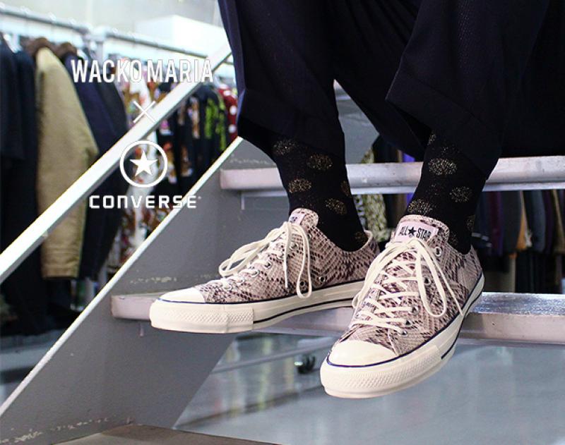 WACKO MARIA  CONVERSE ܥ졼󥢥ƥ CONVERSE / U.S.ORIGINATOR ALL STAR OX WM