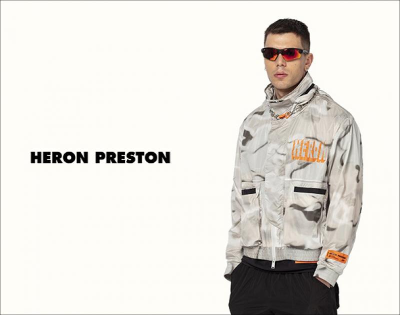 HERON PRESTON / ƥ WINDBREAKER NYLON CAMO (HMES20-187)and more