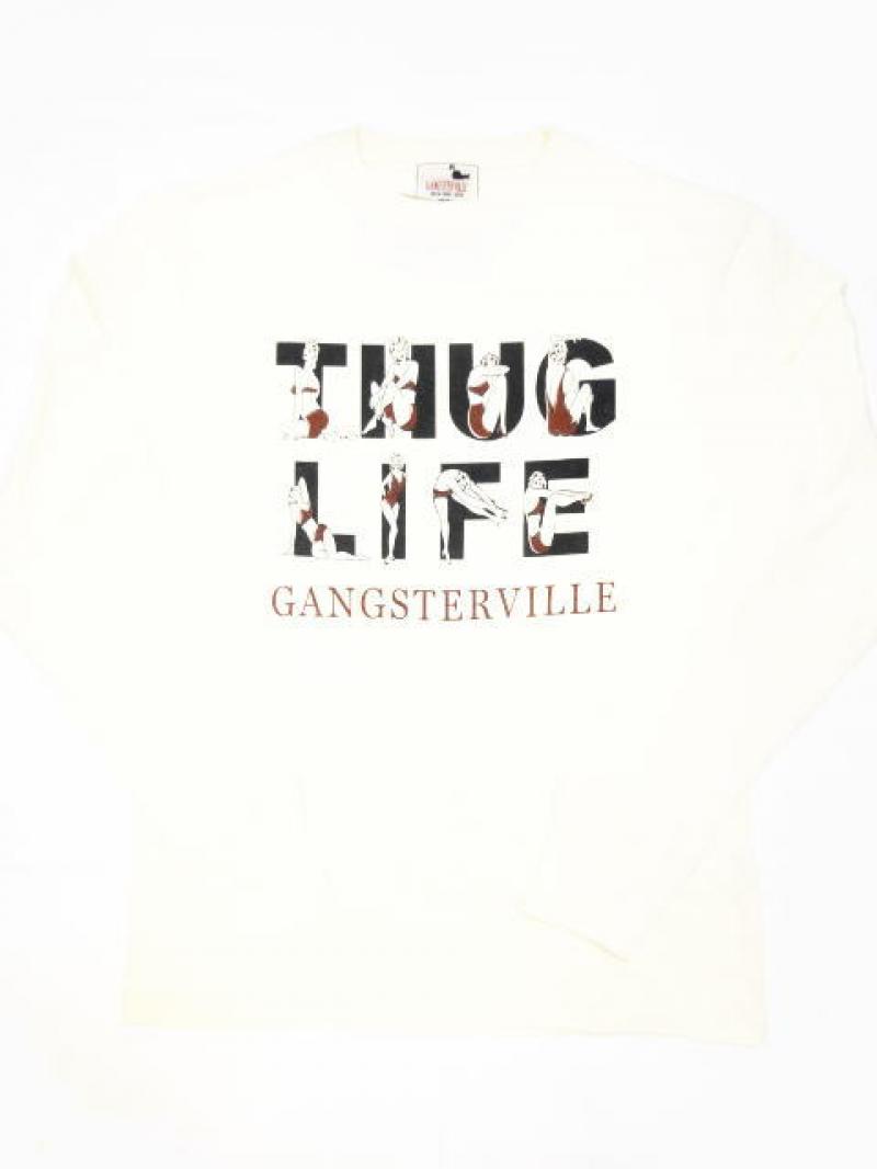 GANGSTERVILLE(󥰥)THUG LIFE-L/S T-SHIRTS