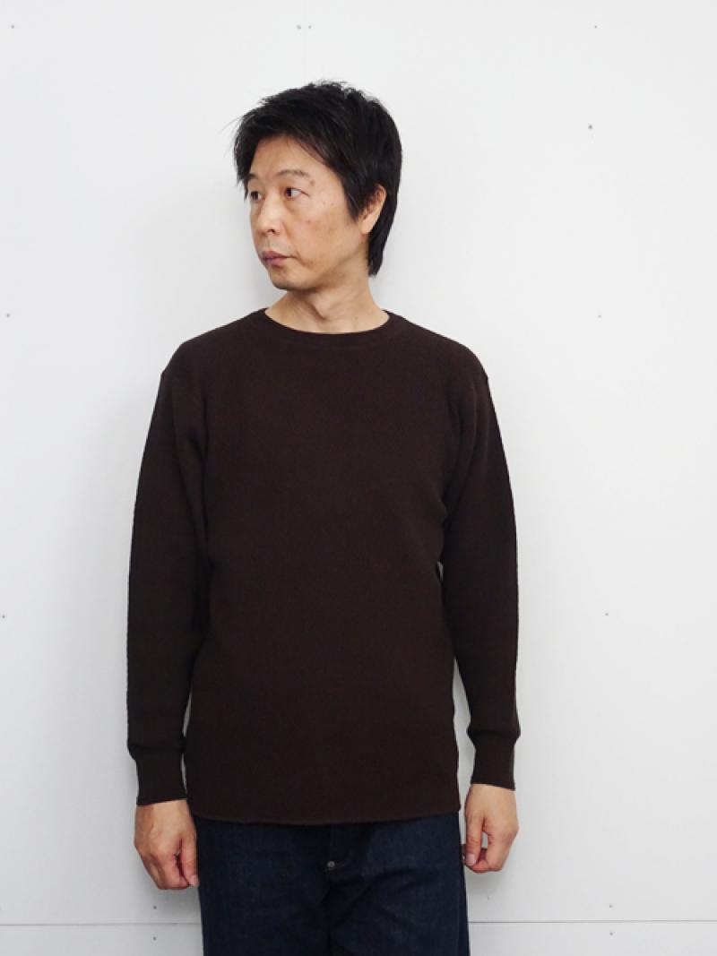 OLD JOEHARD TWIST HONEYCOMB WAFFLE CREW-NECK (ϡɥĥ ϥ५åե 롼ͥå)