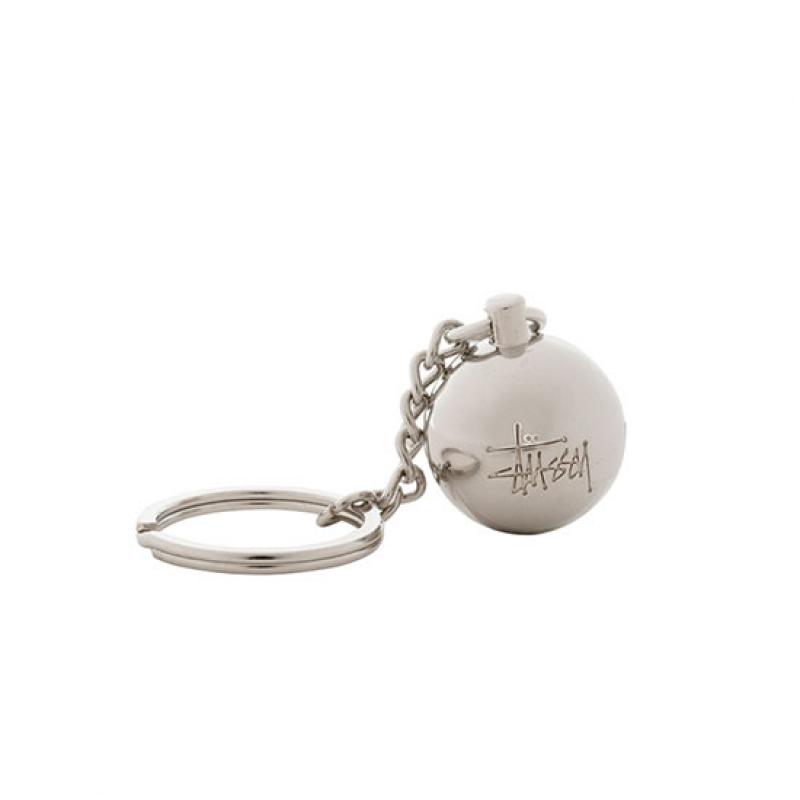 Stussy Metal 8 Ball Keychain