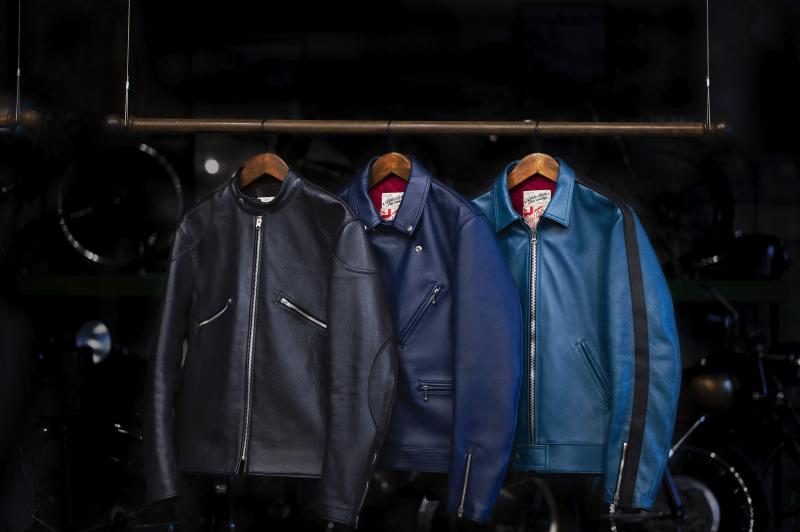 ADDICT CLOTHES2021 NEW YEAR LIMITED , BLUE DEERSKIN JACKETS