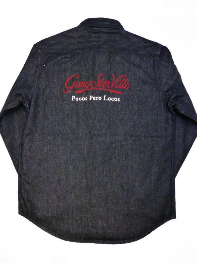 GANGSTERVILLE(󥰥)SIG-L/S DENIM SHIRTS