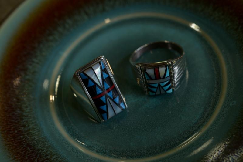 Indian Jewelry:Inlay Jewelries