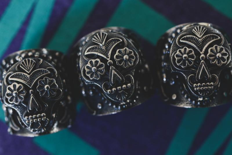 Curtis Pete:Sugar Skull Ring