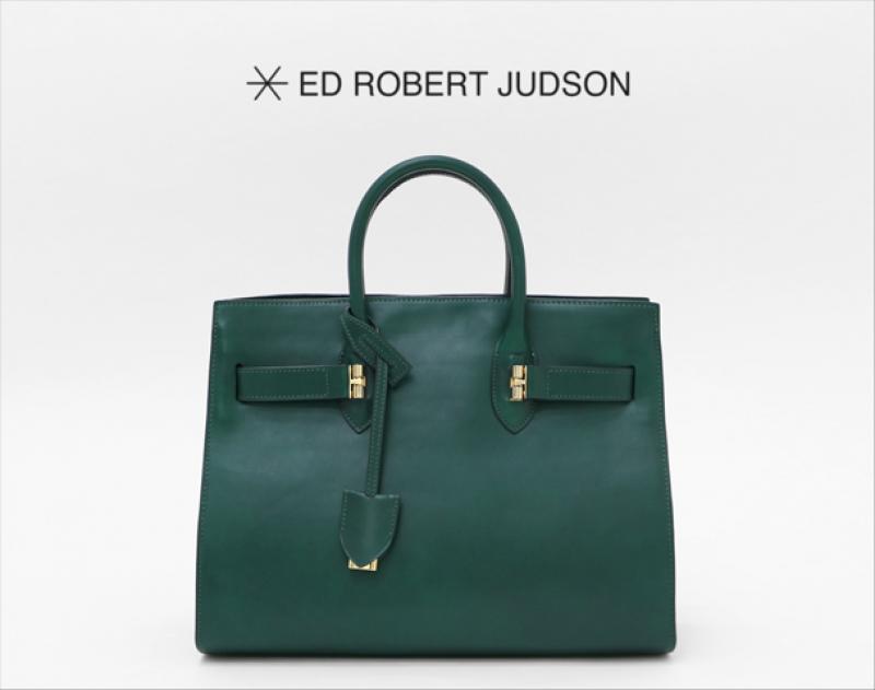 ED ROBERT JUDSON / 21SSƥ SMOOTHED COW HAND BAG(GREEN)