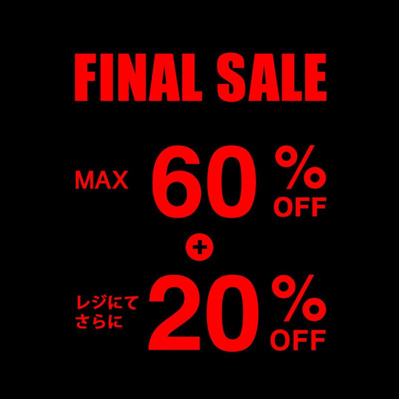 FINAL SALE - 08.07 (Sat) START.