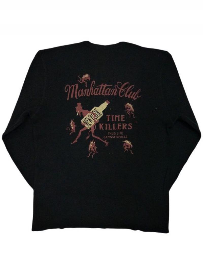 GANGSTERVILLE(󥰥)MANHATTAN CLUB-L/S HENRY T-SHIRTS