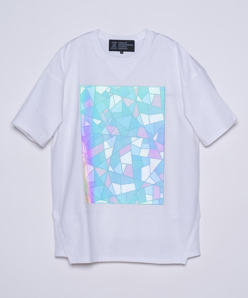 #ANREALAGE #ꥢ쥤 #2022SS  ƥɥ饹Τ褦ʥǥ󤬻ܤ줿Tġ եȤϥե쥯ǺѤȿ礤Ѳޤ  PATCHWORK PRISM T-SHIRT