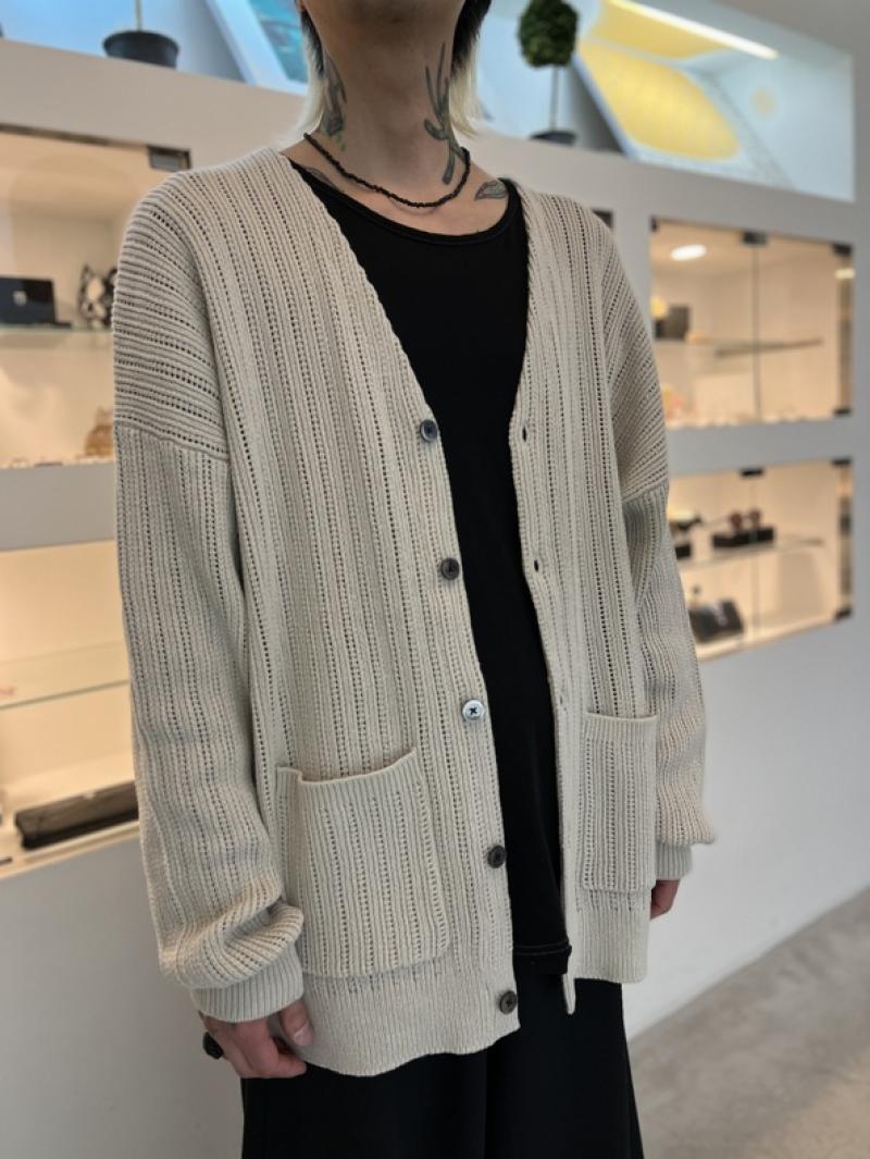 VICTIM / MESH KNIT CARDIGAN 