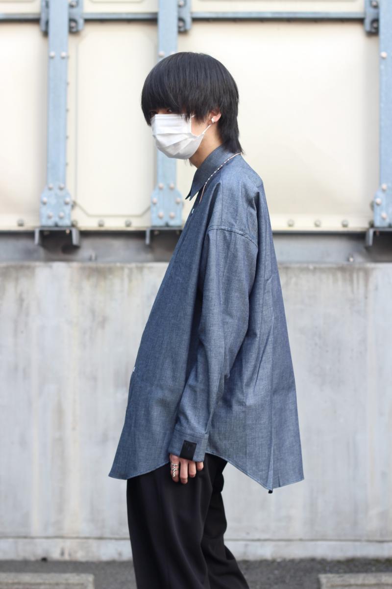 N.HOOLYWOOD [̥ϥꥦå] WIDE DENIM SHIRT <磻ɥǥ˥ॷ>  ʤ夤ʷϵΥ饤ȥ󥹥ǥ˥Ѥ磻ɥġ