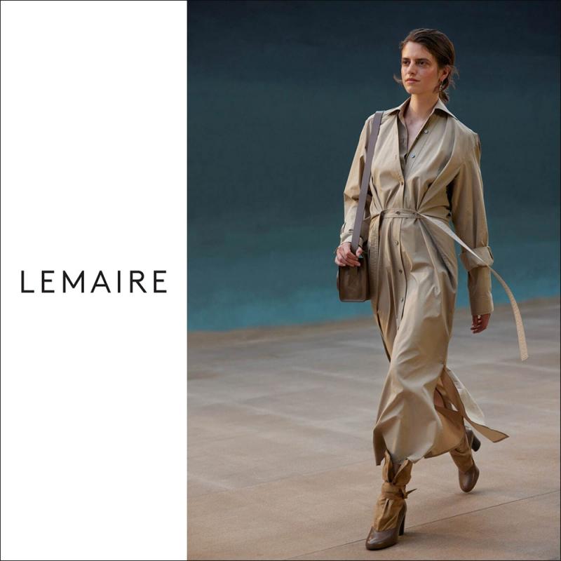 LEMAIRE ​/ ƥ TILTED SHIRT DRESSand more