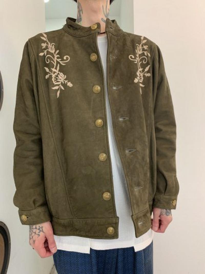 ͽڴֶ🚩Varde77 / Nubuck leather embroidered jacket / 10ȯͽ / 22ǯ 3/31 