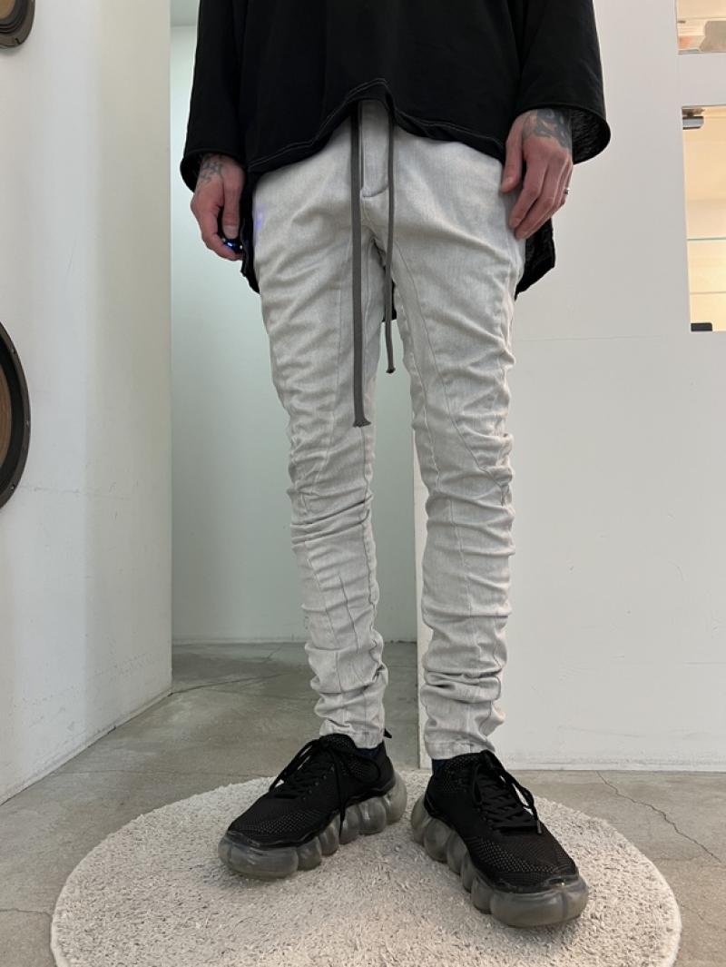 A.F ARTEFACT 22SS 🏁Dust Dyed Anatomical Fitted Long Pants 