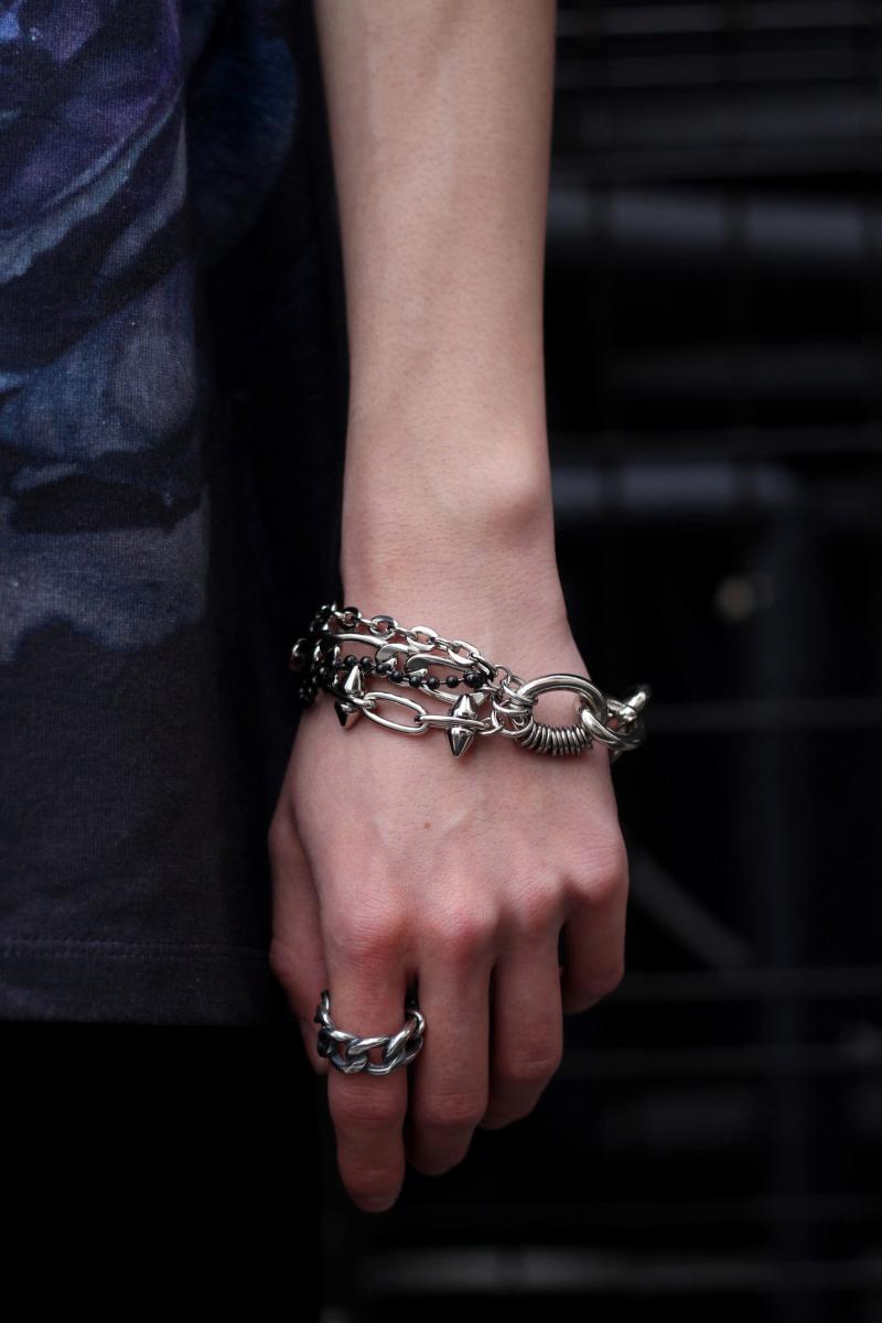 gunda [] CHAIN JAM BRACELET<󥸥֥쥹å>  ѥ󥯤åʥǥ͡ȤǤϤʤåȥåפ⡼ɤʥ󥰤˥ȤȤƹ碌Ƥ