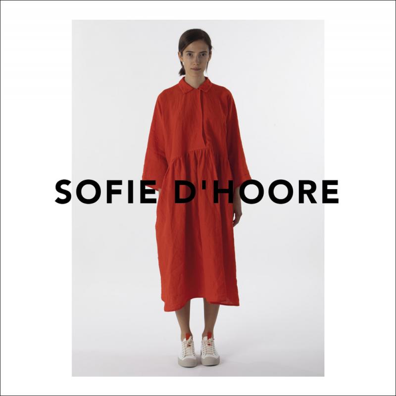 SOFIE D'HOORE / ƥ dress with small collar and gathered waist(DIP-LIFE)and more