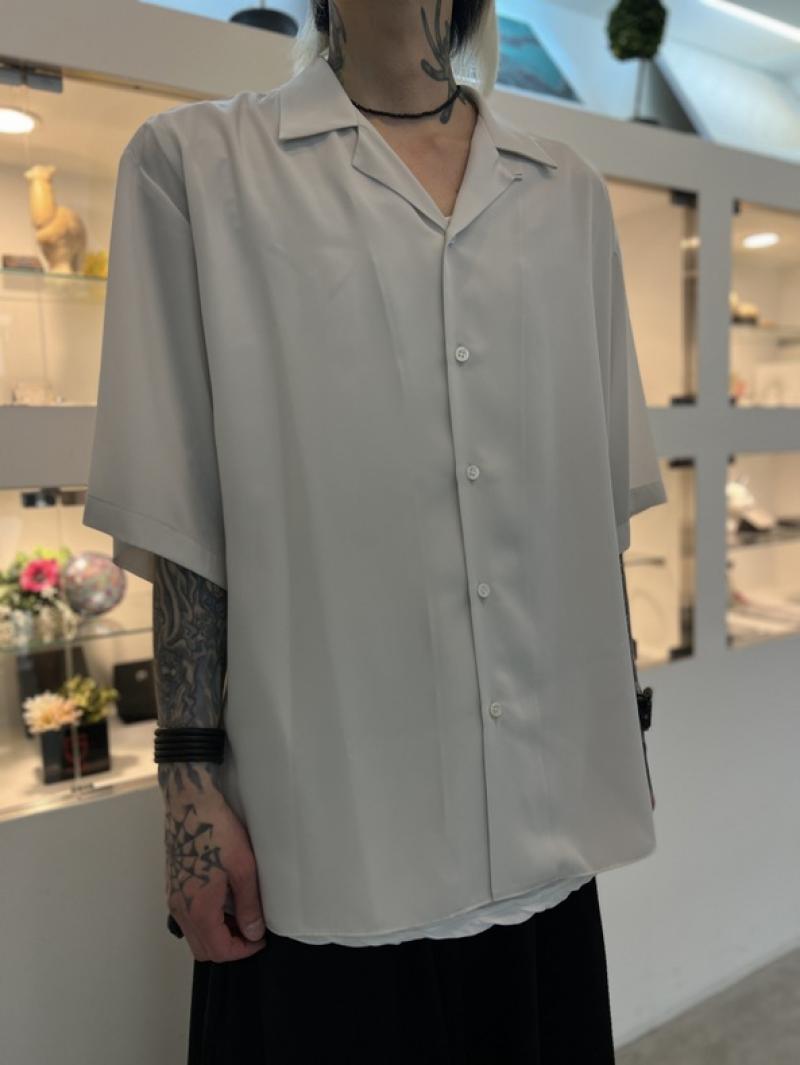 LAD MUSICIAN / DECHINE BIG SHORT SLEEVE OPEN COLAR SHIRT 