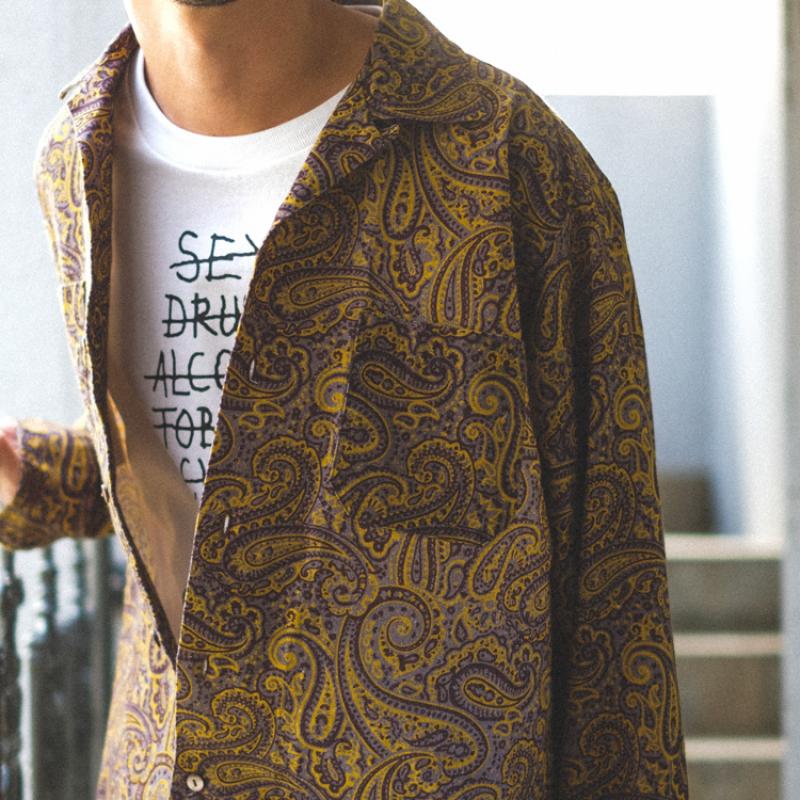 MOJITO:ABSHINTH SHIRT Bar.2.0 / paisley