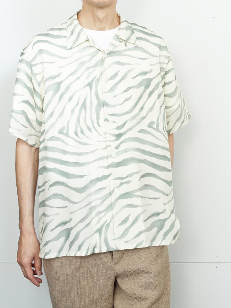 OLD JOEORIGINAL PRINTED OPEN COLLAR SHIRTS SAFARI S/S