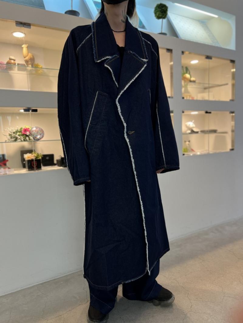 my beautiful landlet / DENIM LONG COAT 