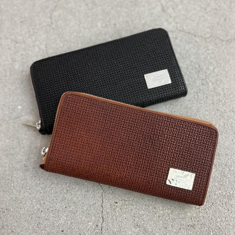 GARNI / Crack Zip Long Wallet 