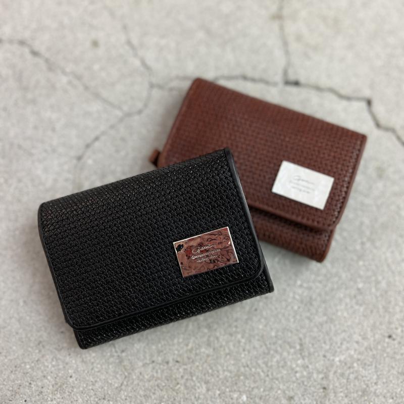 GARNI / Crack Three Fold Wallet 