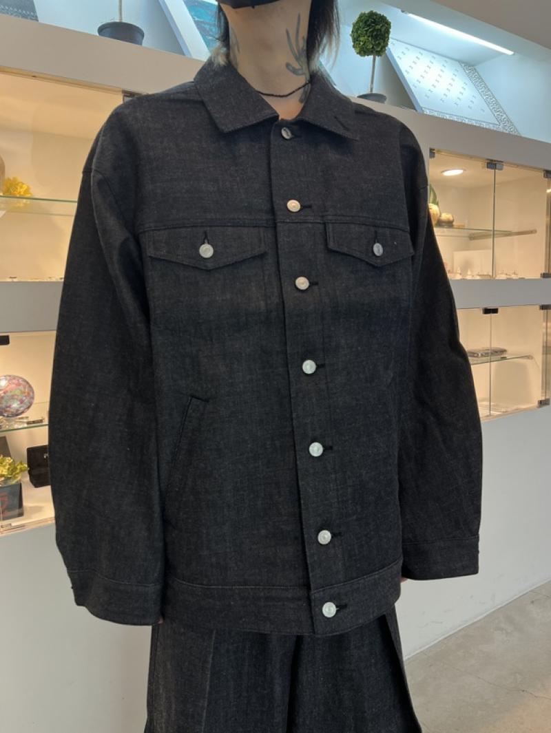 VOAAOV 22AW !DENIM Big Jacket / LIGIT INDIGO 