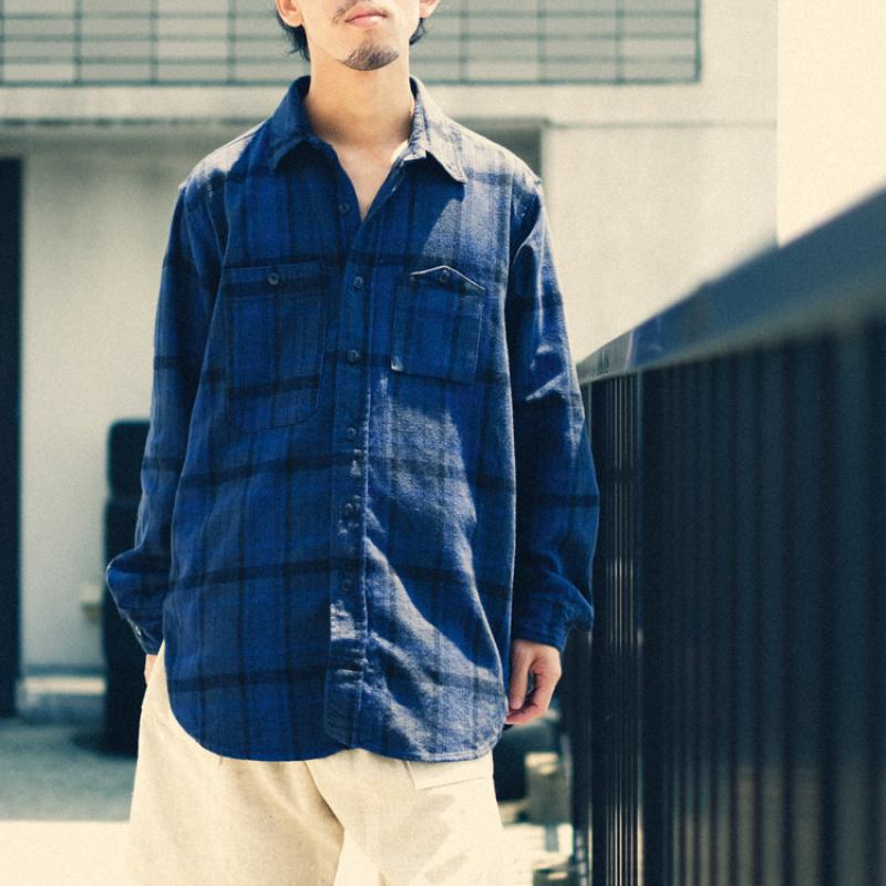 Engineered Garments:Work Shirt – Plaid Cotton Flannel