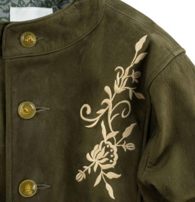 ɾ!ͽʡVarde77(Х77) NUBUCK LEATHER EMBROIDERED JACKET VR20AW-CM-LJ01! 