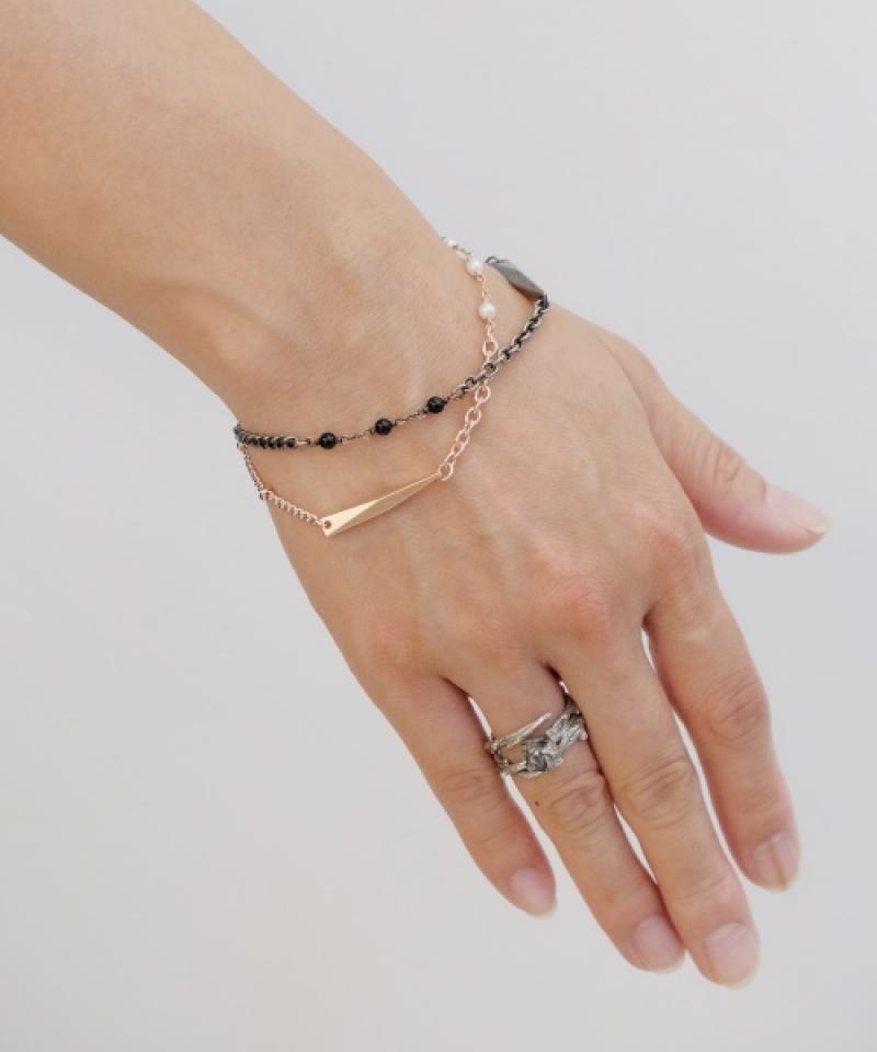 Atease [ƥ] RANDOM CHAIN BRACELET <֥쥹å> 3800+TAX ʤʰݤΥԥ󥯥ɤȥ⡼ɤʷϵΥС2ŸǤ