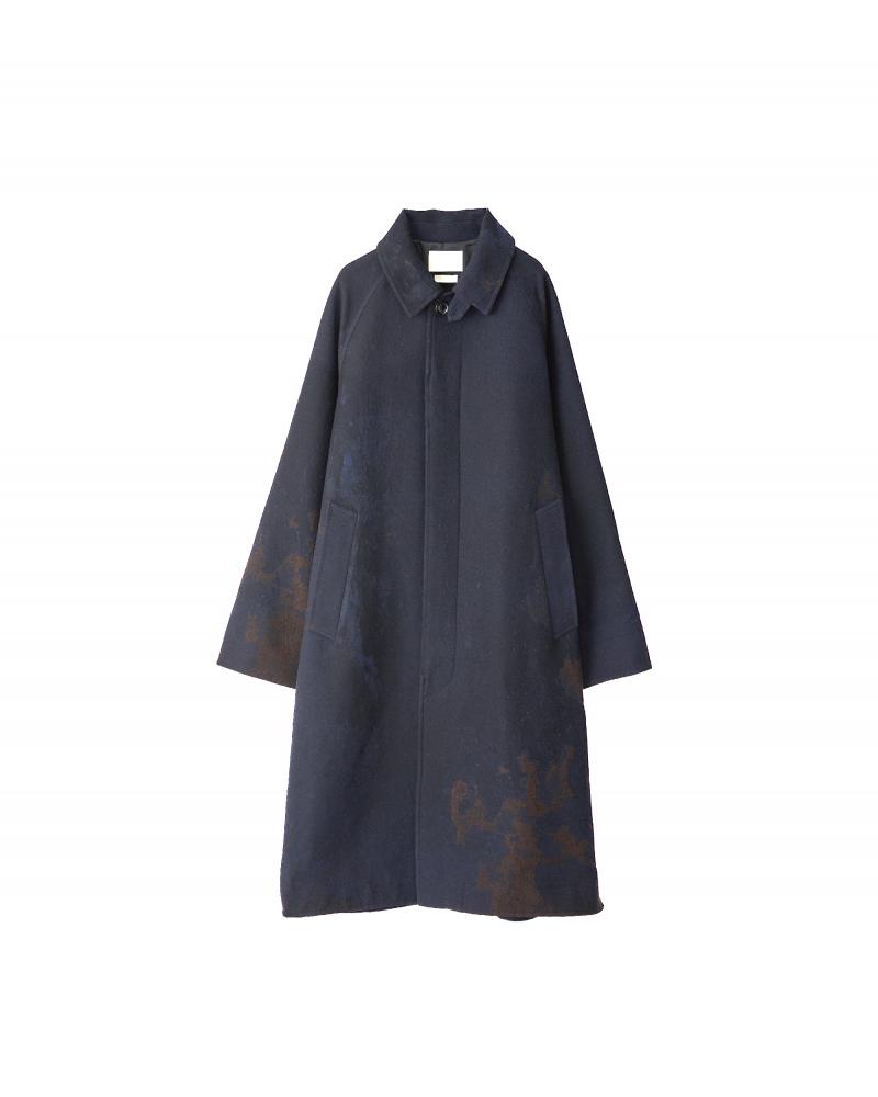 YOKE 衼22AW JACQUARD BAL COLLAR COAT(YK22AW0369C)DARK NAVY820()ȯ