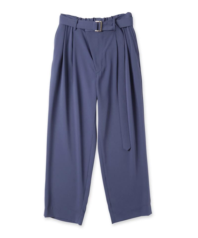 CULLNI [] åȥå٤ޤ!  2 Tuck Wide Pants With Long Belt ΩŪʥơѡɥ륨åȤ˻ž夲2ååѥġեȤΥեʡʬФ˥åȤƤޤ