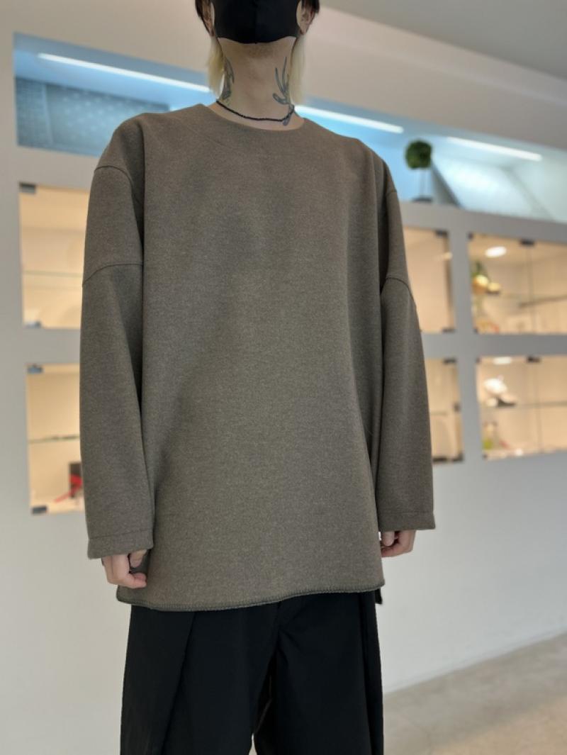 VOAAOV / WOOL RING JERSEY Crew Neck Pullover 