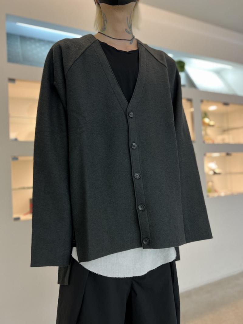 VOAAOV / WOOL RING JERSEY Cardigan 