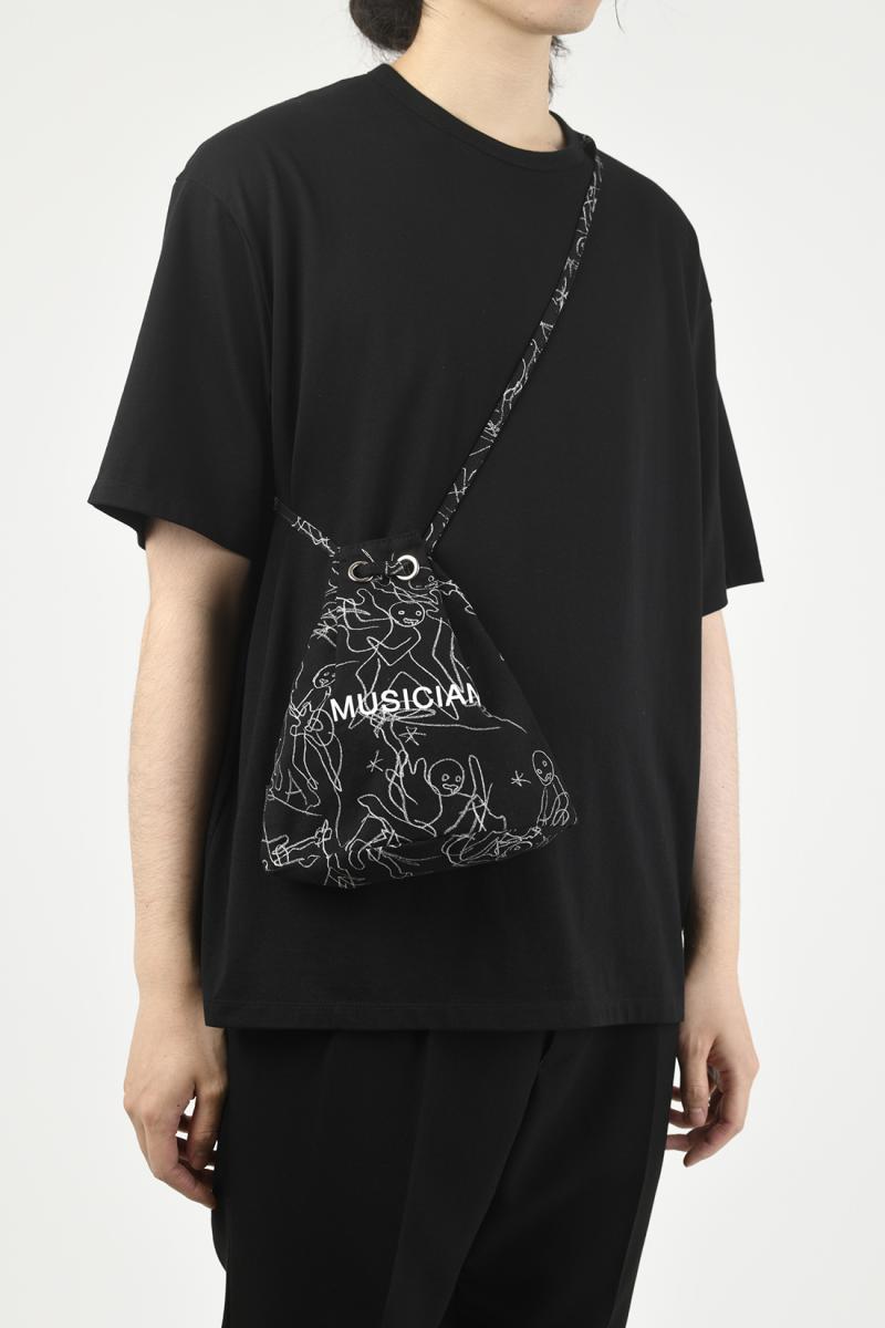 LAD MUSICIAN [åɥߥ塼] DIFFERENT MINI DRAWSTRING BAG  <ǥեȥߥ˥ɥȥ󥰥Хå> ߥ˥ޥʥΥɥȥ󥰥Хå