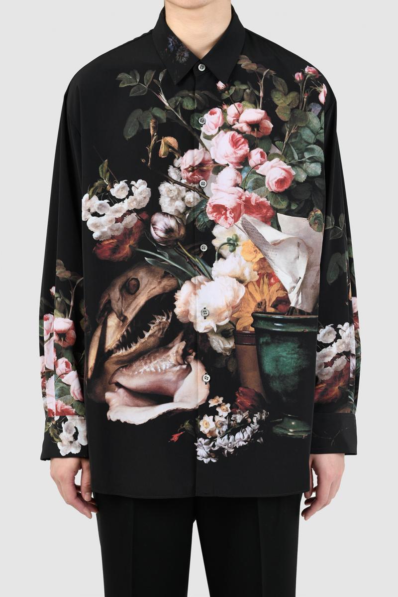 LAD MUSICIAN [åɥߥ塼] FLOWER MONSTER BIG SHIRTS  <ե󥹥ӥå> γͤʲ٤ǥǺΥեӥåġ