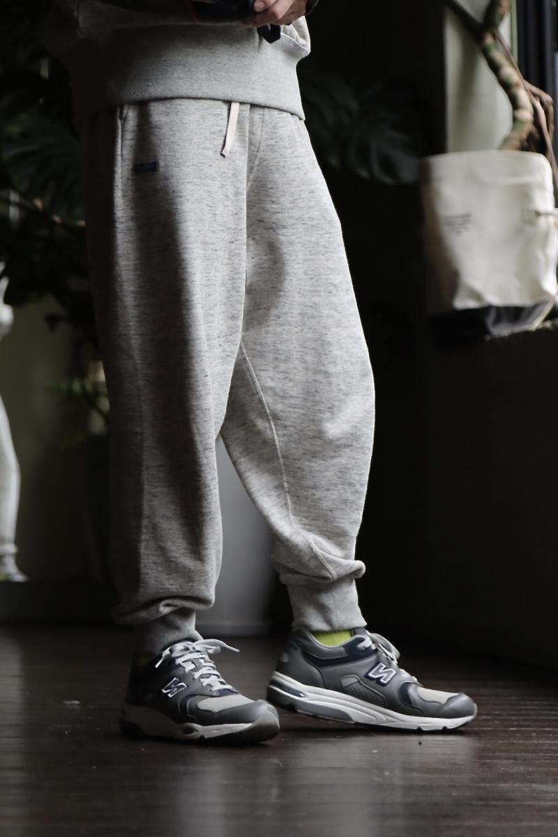 TapWater åץ22AW Linen Terry Sweat Pants(TP221-70004)H.GRAY 