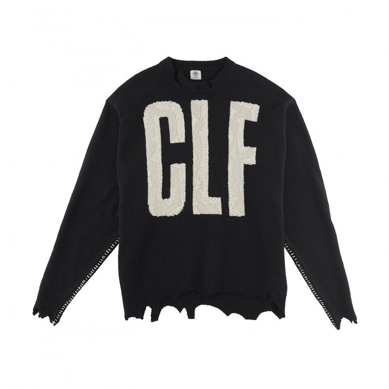 ©SAINT Mߡߡߡߡߡ ȥޥ 22AW CLF KNIT(SM-A22-0000-033)BLACK