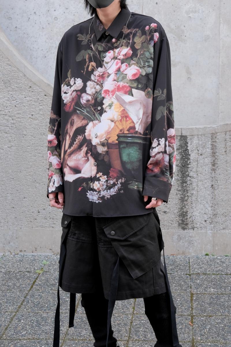 LAD MUSICIAN [åɥߥ塼] FLOWER BIG SHIRTS <եӥå> γͤʲ٤ǥǺΥեӥåġ