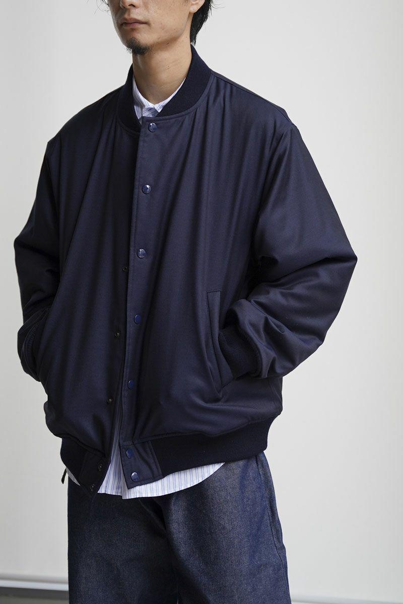 UNIVERSAL PRODUCTS ˥Сץ22FW CANONICO WOOL GABARDINE QUIL TING BOMBER BLOUSON 