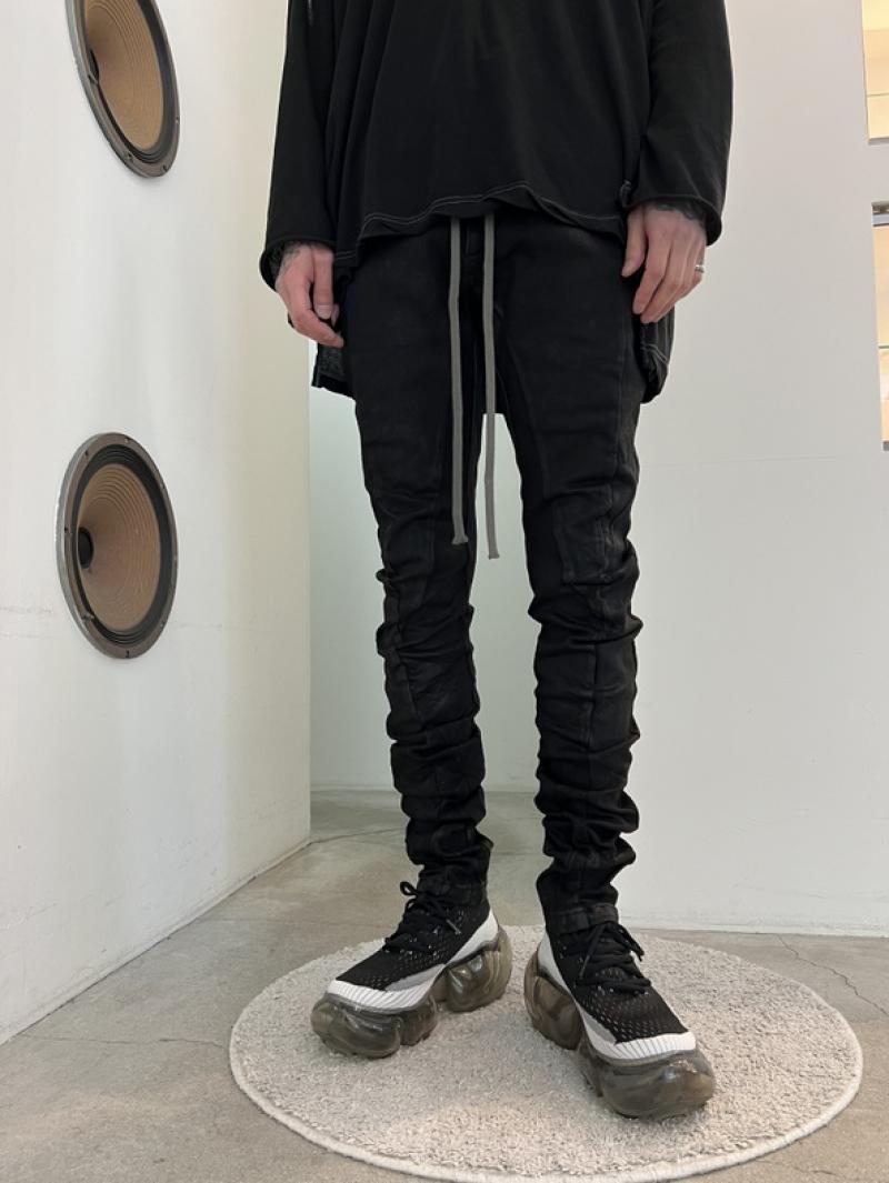 A.F ARTEFACT 22 AW  / Coated Anatomical Fitted Long Pants 