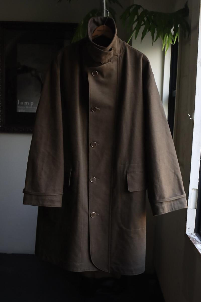 A.PRESSE ץå22FW Motorcycle Half Coat(22AAP-01-01H)OLIVE 