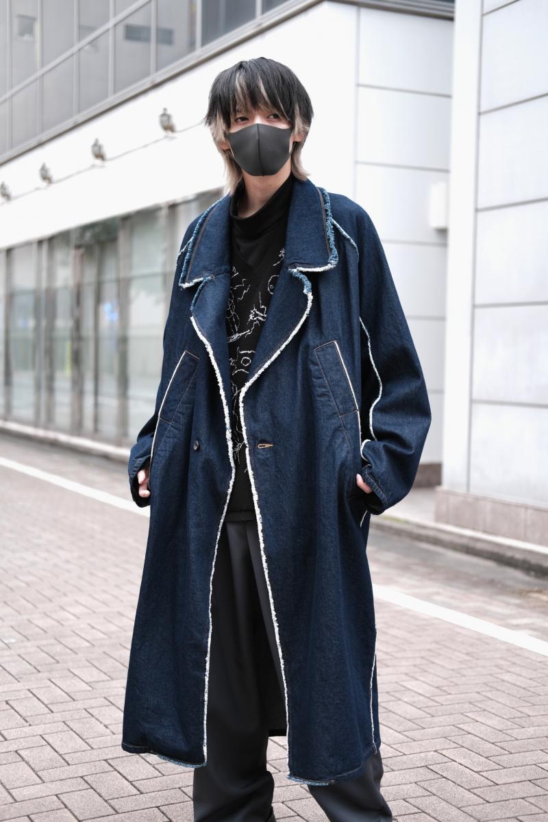 my beautiful landlet [ޥӥ塼ƥեɥå] DENIM LONG COAT <ǥ˥󥰥>  Τʤ褦ʥ󥰾ȥӥå륨åȤŪʥǥ˥ॳȡ