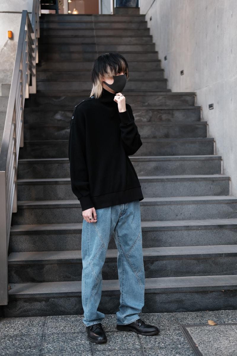 JieDa [] SWITCHING PANEL DENIM PANTS  <å󥰥ѥͥǥ˥ѥ> եȤ˴ڤؤܤƥᥤ󥺤Τ褦˻ž夲Ƥޤ