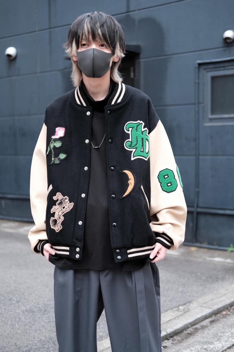 JieDa  SKOOKUM [ߥ] 2022AW PATCH STADIUM JACKET <ѥåॸ㥱å> SKOOKUMJieDaΥܥ졼ˤ륹ॸ㥱åȡ