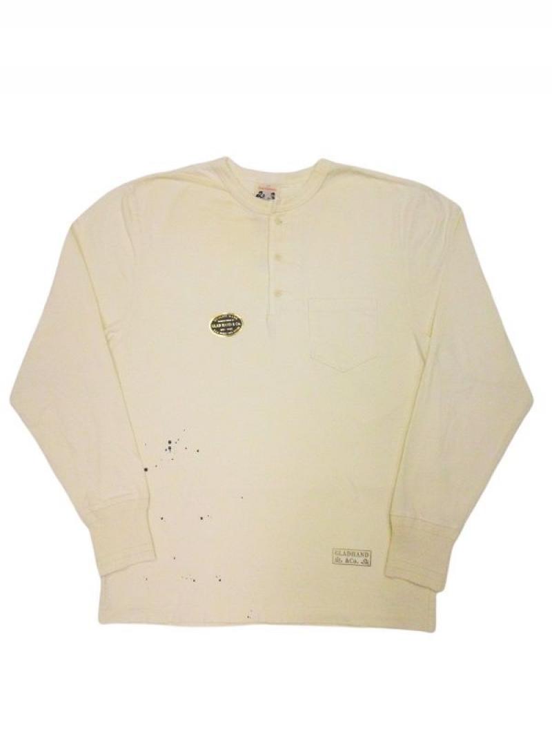 GLAD HAND(åɥϥ)STANDARD HENRY POCKET L/S T-SHIRTS VINTAGE FINISH