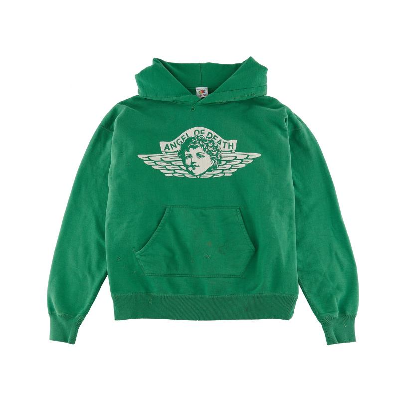 ©SAINT Mߡߡߡߡߡ ȥޥ22AW HOODIE ANGEL(SM-A22-0000-023)GREEN1123()ȯ