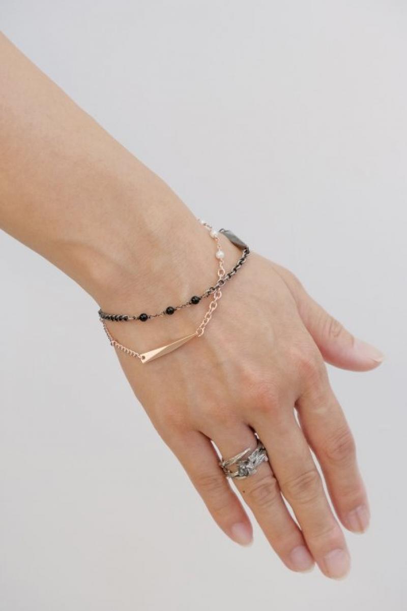 Atease [ƥ] CHAIN BRACELET <֥쥹å> BRASS (2 Colors) / 5500yen 4Υ󡦥ƥåΥȥåסŷХ˥ѡʤɤMIX֥쥹åȡ