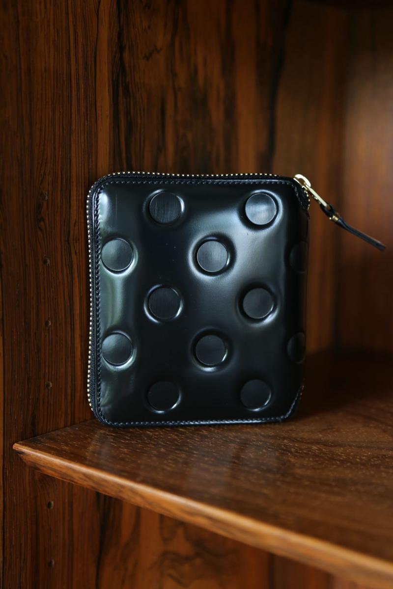 Wallet COMME des GARCONS åȥǥ륽ޤZIPۥݥ륫ɥå(SA2100NE)POLKA DOTS EMBOSSED